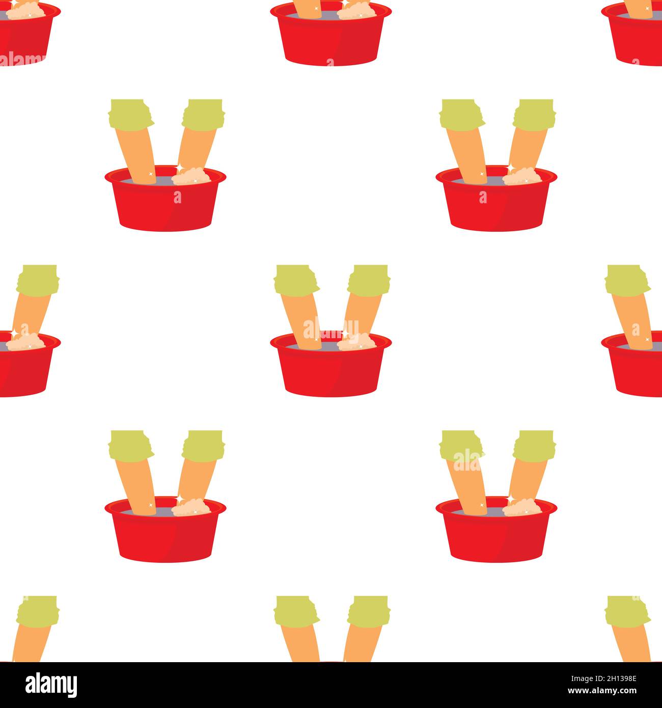 Washing in the basin pattern seamless background texture repeat wallpaper geometric vector Stock Vector