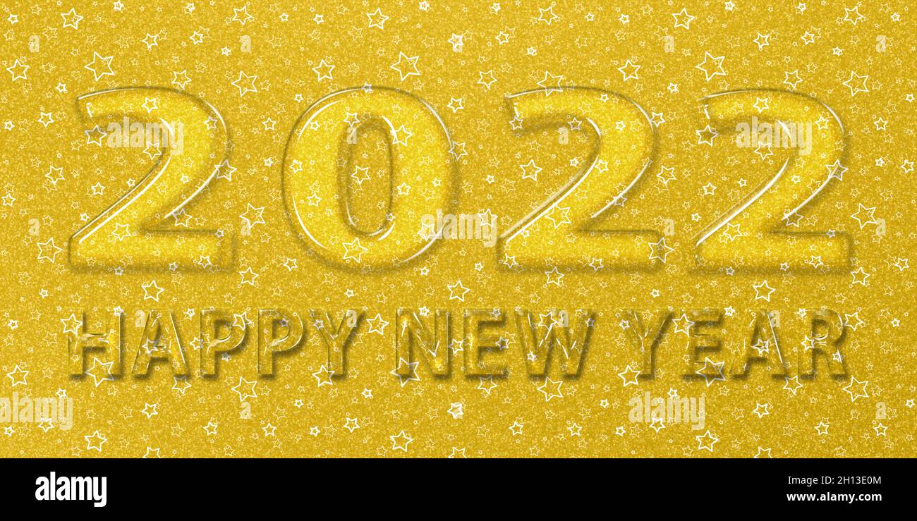 Gold 2022 Happy New Year background, New Year Gold Background Stock ...