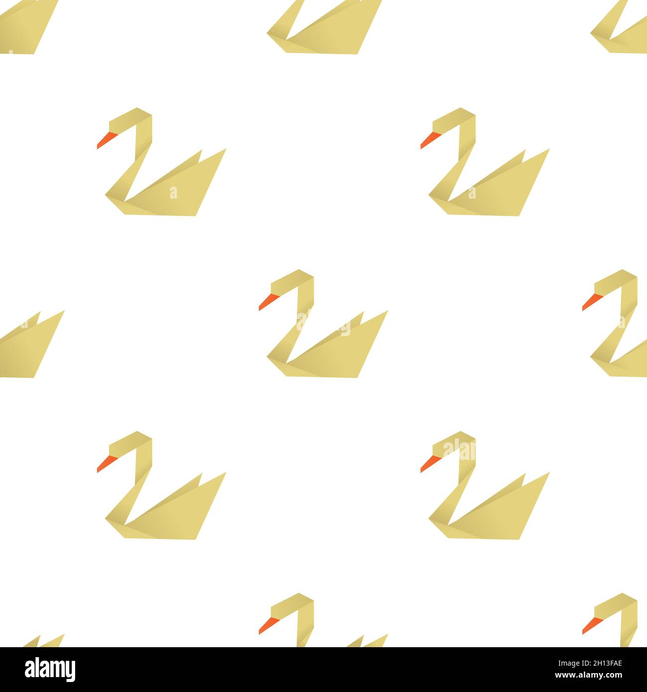 Origami swan pattern seamless background texture repeat wallpaper ...