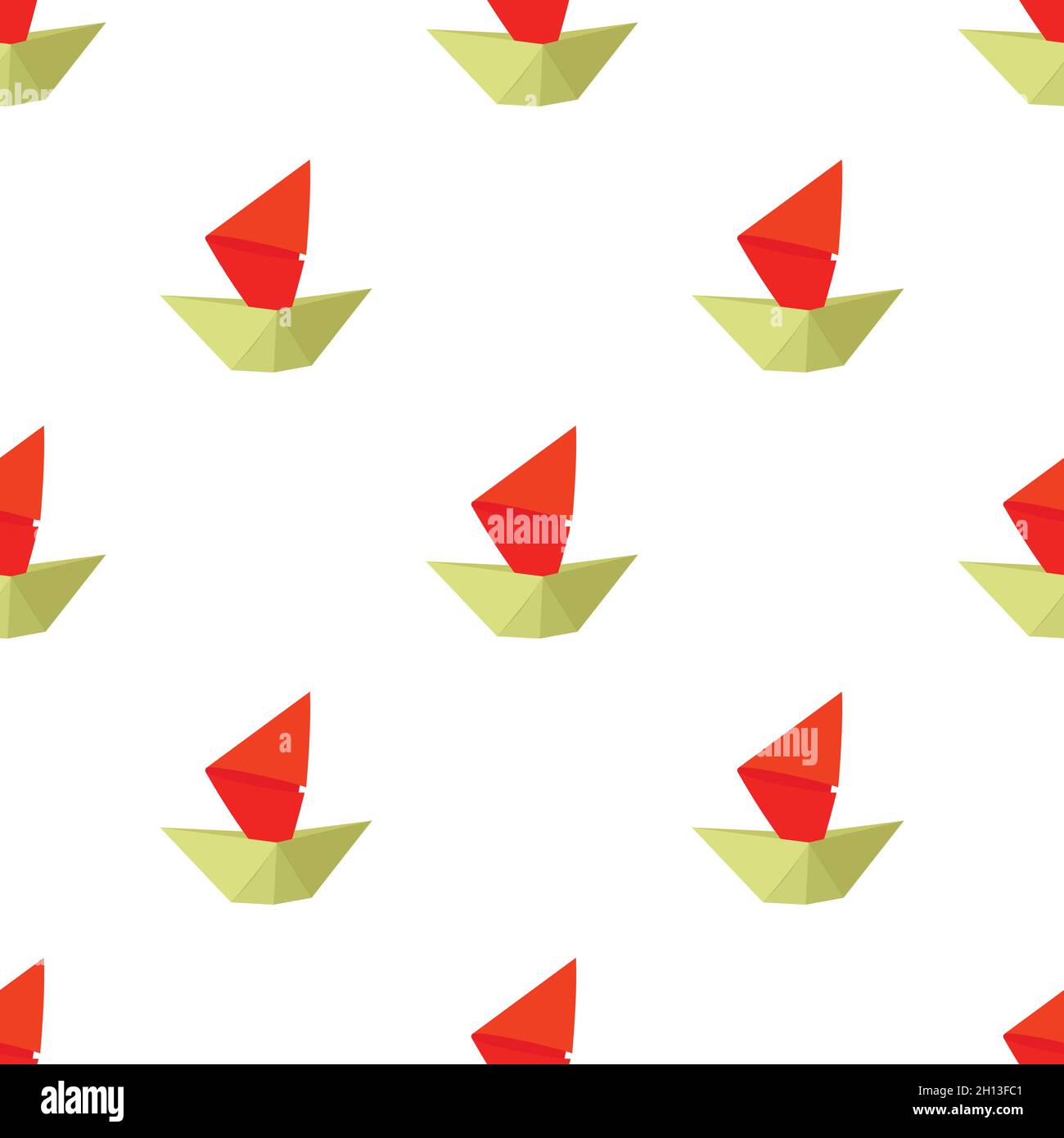 Origami ship pattern seamless background texture repeat wallpaper ...