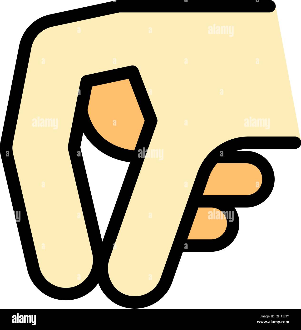 Woman pinch inch Stock Vector Images - Alamy
