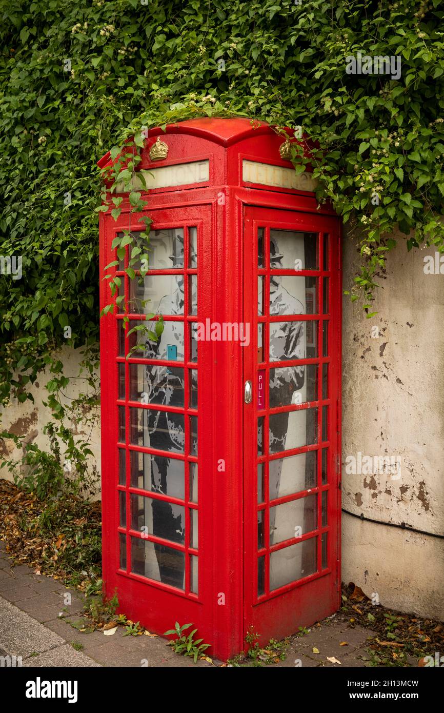 UK, England, Worcestershire, Great Malvern, Wells Road, disused K6