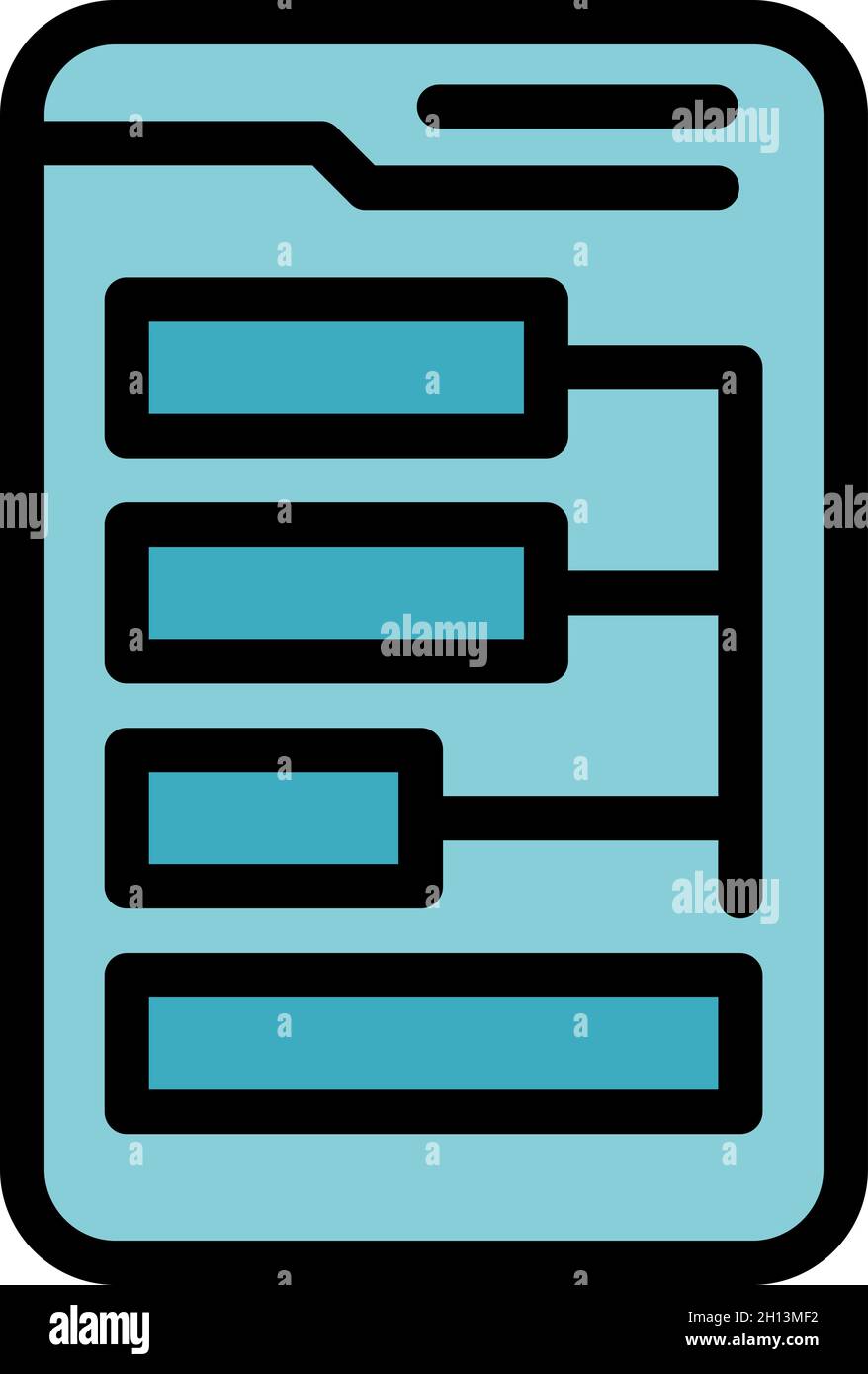 Development interface icon. Outline Development interface vector icon ...