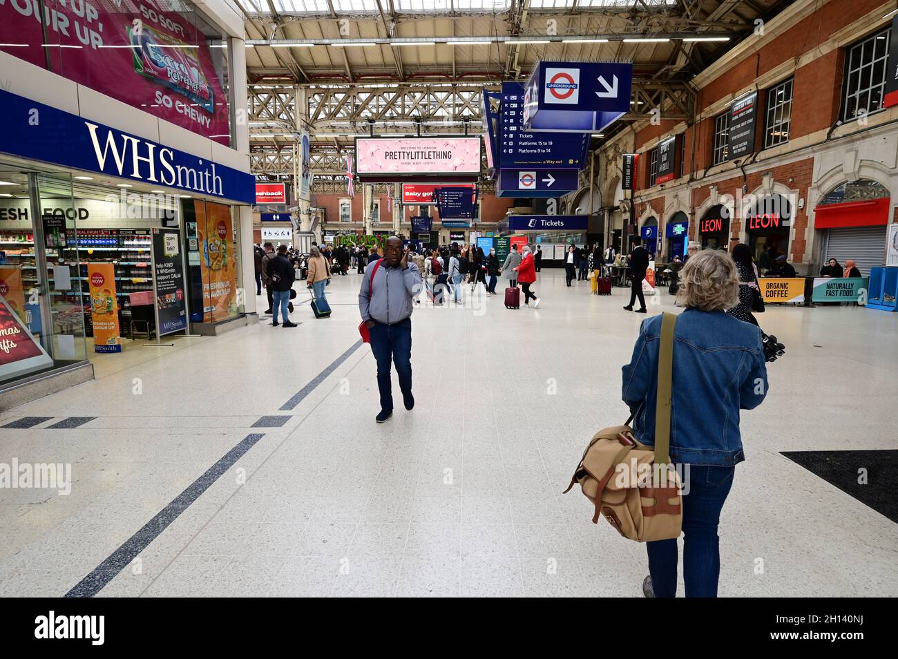 London Victoria Station in London Stock Photo Alamy