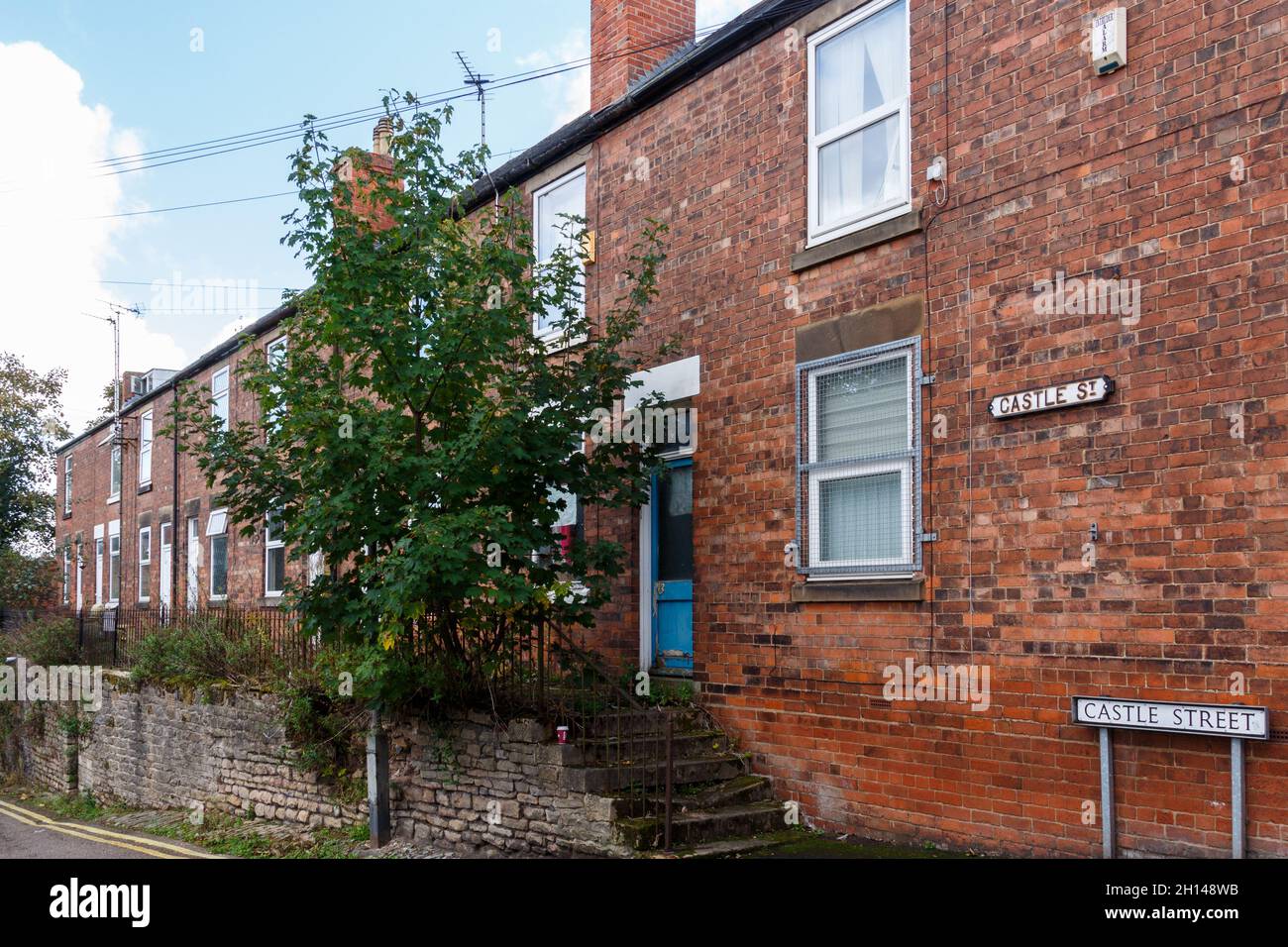 Castle Street, Worksop Stock Photo Alamy