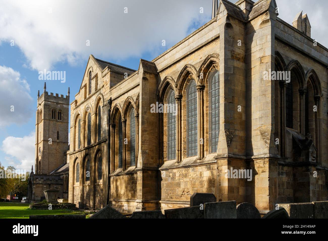 Worksop Priory Stock Photo