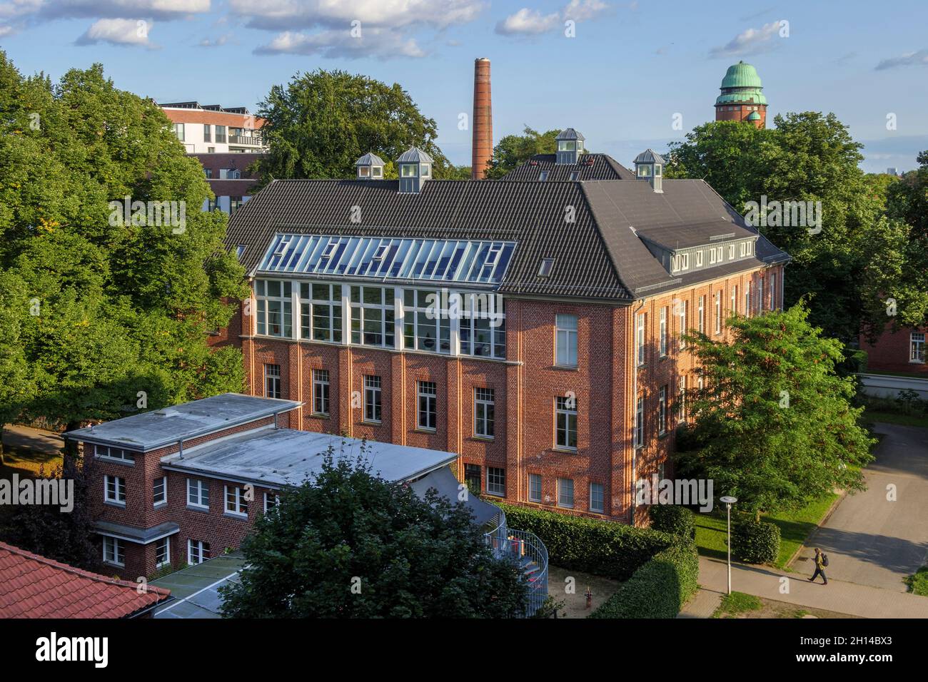 industrial architecture in former hospital Barmbek, Hamburg, Germany,  Europe Stock Photo