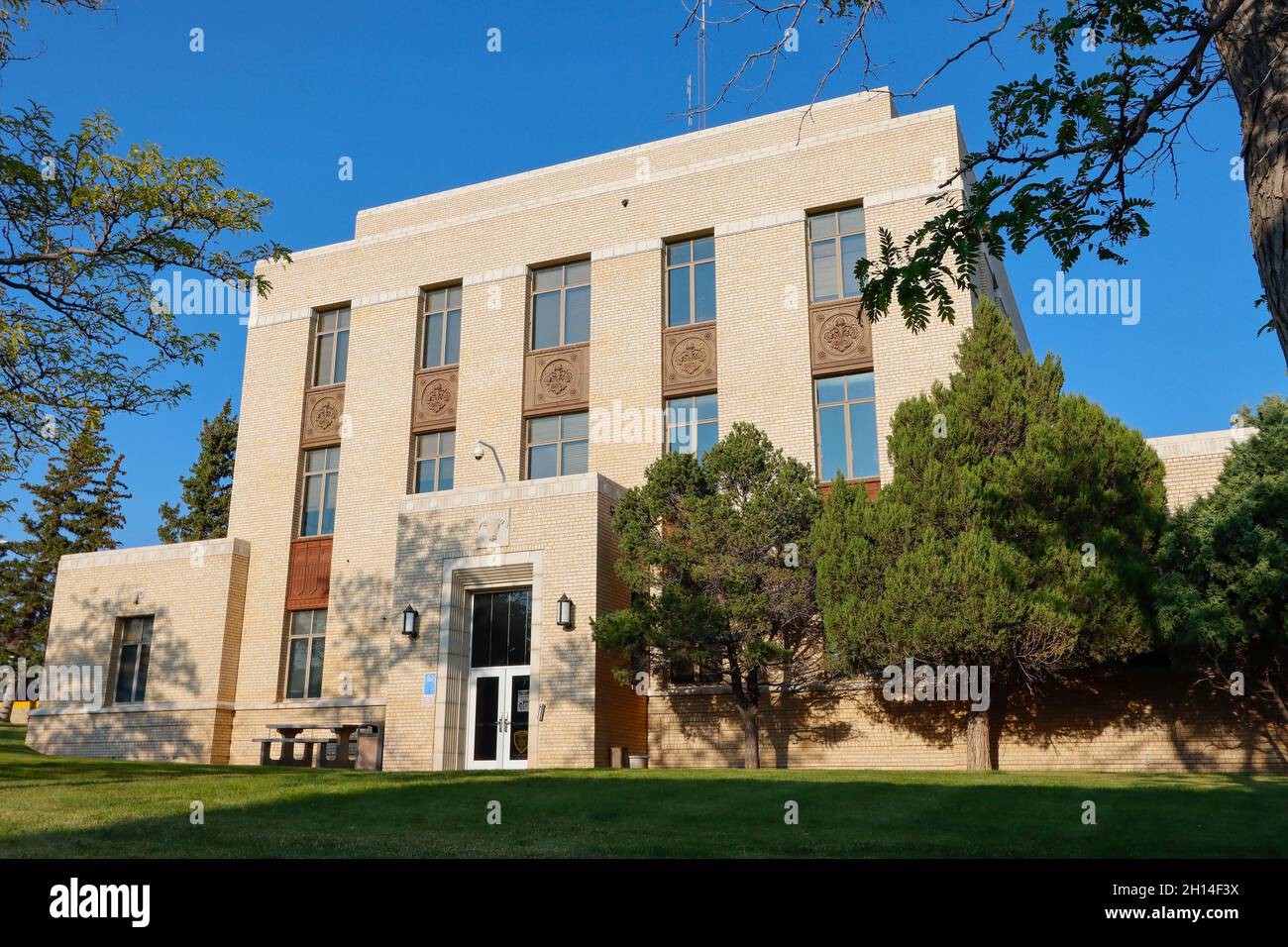 Carbon County courthouse in Rawlins, WY Stock Photo