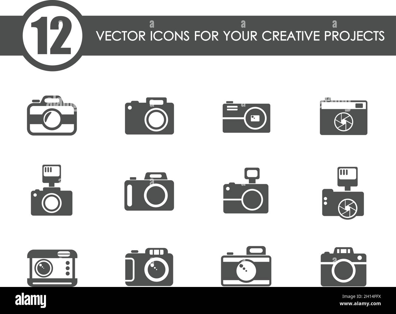 camera vector icons Stock Vector Image & Art - Alamy