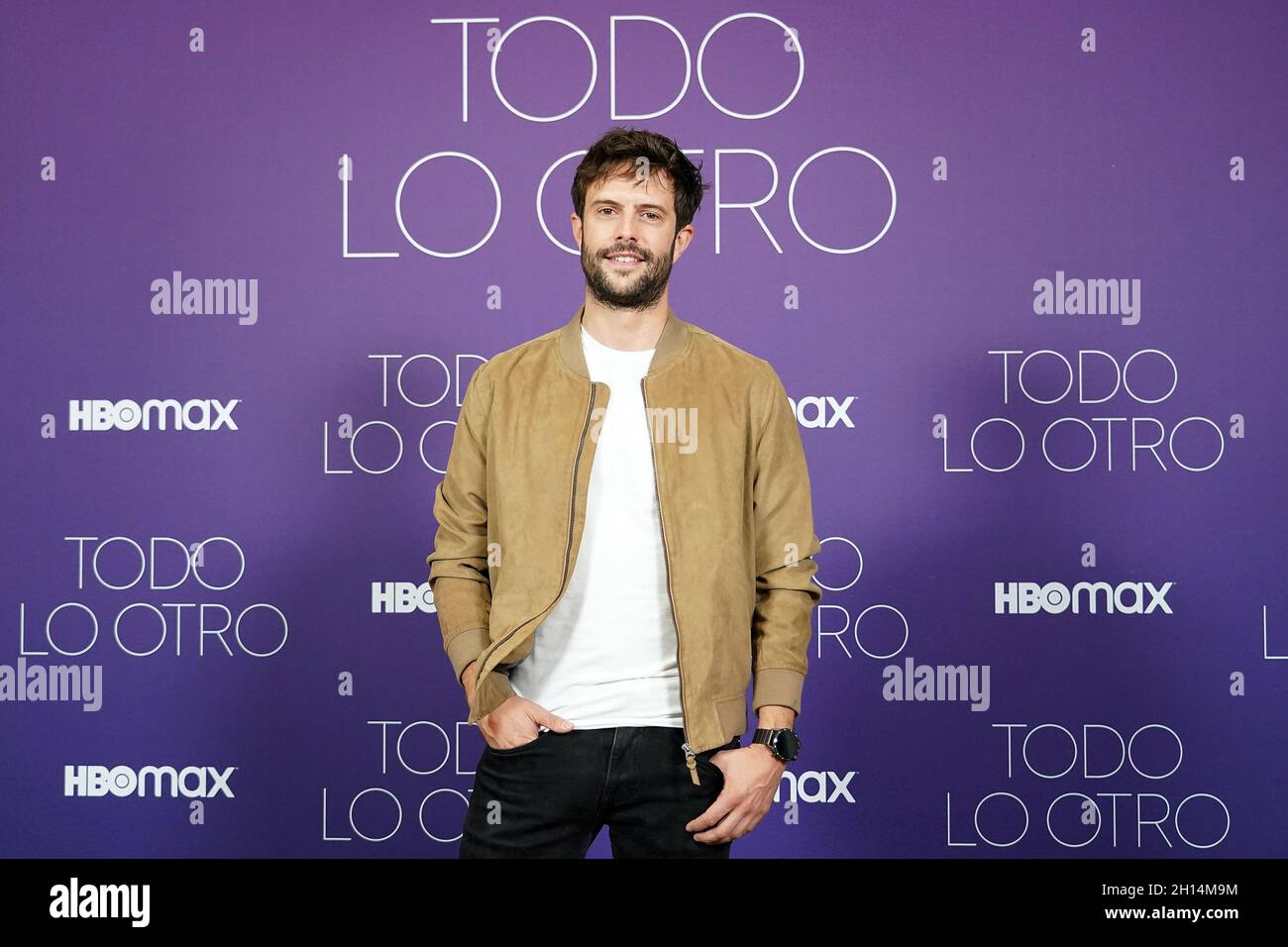 Spanish actor Juan Blanco attends the photocall for HBO Max Original series  'Todo lo otro' presentation. October 15, 2021. (Photo by Acero/Alter  Photos/Sipa USA Stock Photo - Alamy