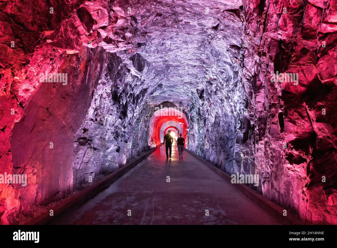 Canada's first railway tunnel now a tourist attraction. Brockville, Ontario, Canada Stock Photo
