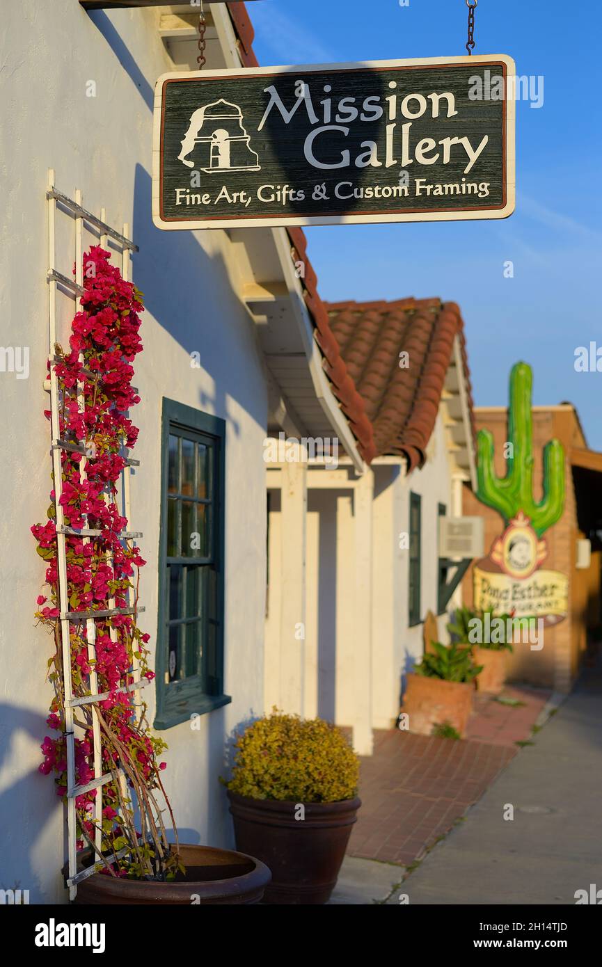 Downtown San Juan Bautista,CA Stock Photo Alamy