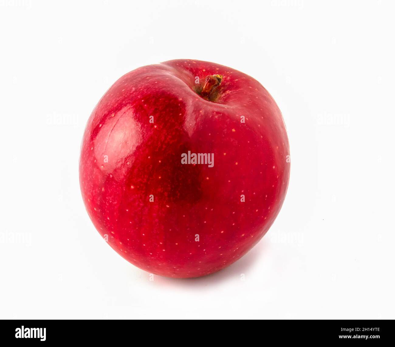 One ripe red apple Cut Out Stock Images & Pictures - Alamy