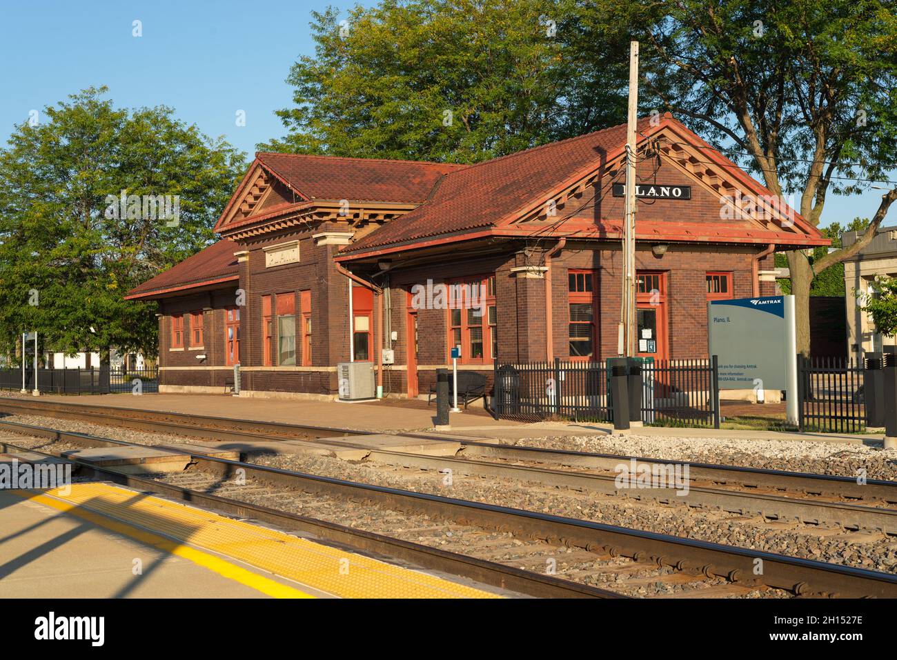 Plano, Illinois United States September 18th, 2021 Exterior of the