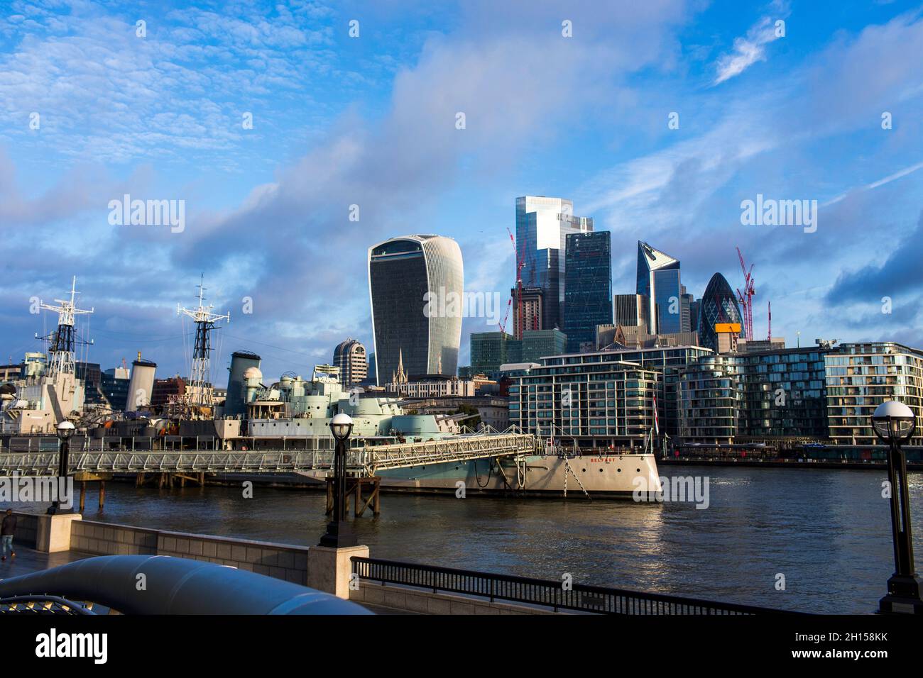 The financial centre of the capital city of England London viewed from ...
