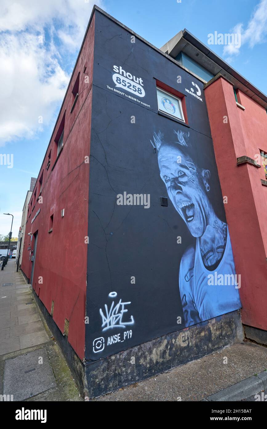 Keith flint mural dalston hires stock photography and images Alamy