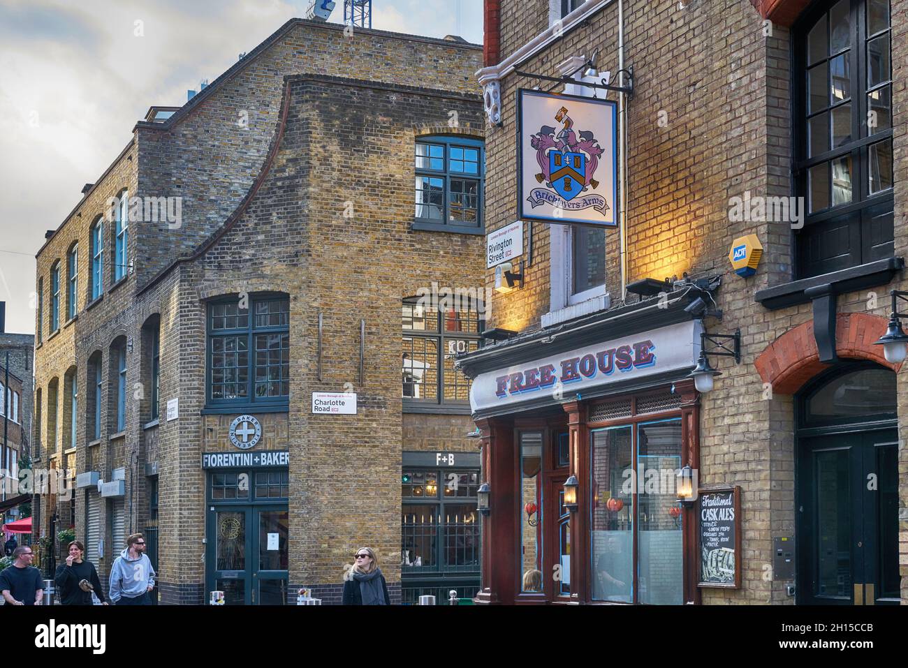 rivington street Shoreditch hoxton Stock Photo Alamy