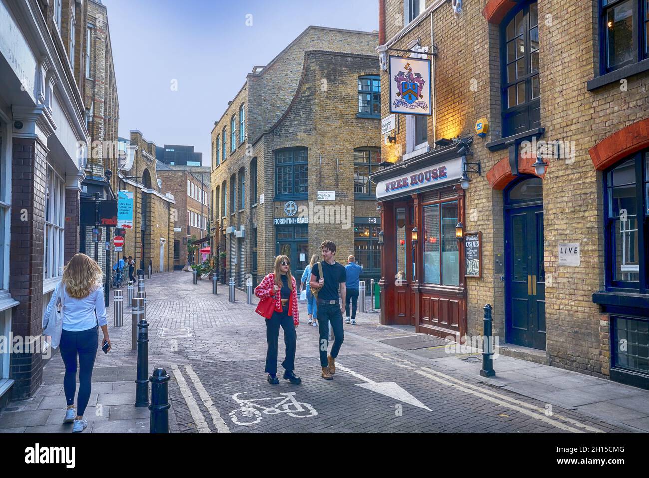 rivington street Shoreditch hoxton Stock Photo Alamy