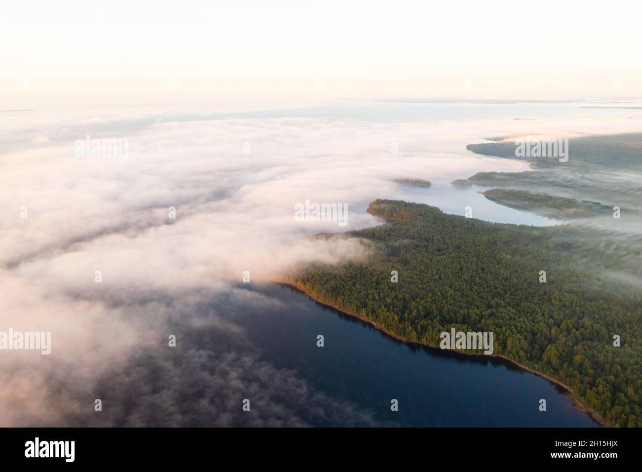 Fog above water hi-res stock photography and images - Alamy