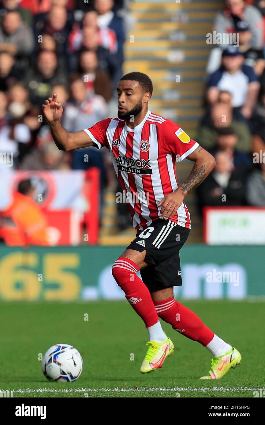 Jayden Bogle 20 of Sheffield United on the ball Stock Photo Alamy
