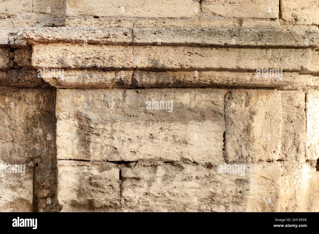 Photo texture of old and ancient stone wall Stock Photo - Alamy