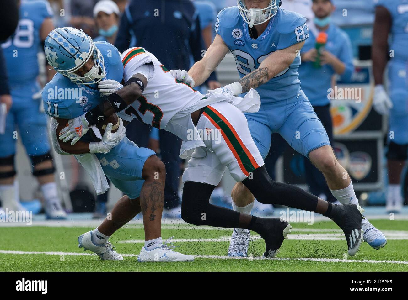 Josh Downs' big day helps UNC beat Duke 38-7 - Tar Heel Blog