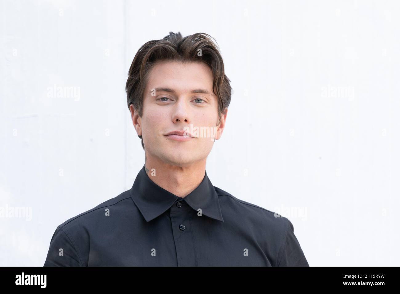 Rome, Italy, October 16, 2021 - Benjamin Mascolo attends the photocall of the movie 'Time Is Up' during the 19th Alice Nella Città 2021 at Casa Alice. Credit: Luigi de Pompeis/Alamy Live News Stock Photo