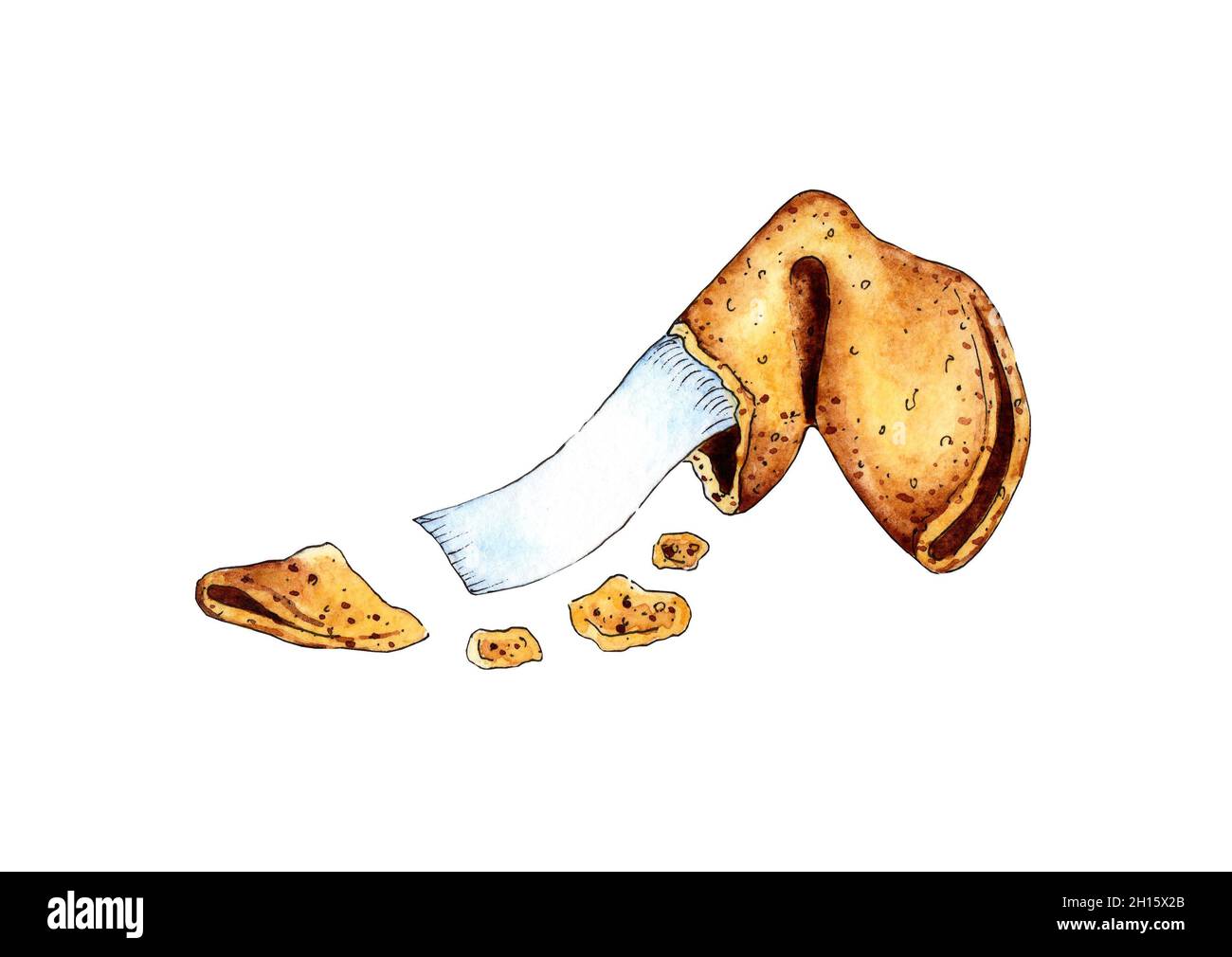 Broken Fortune Cookie Drawing