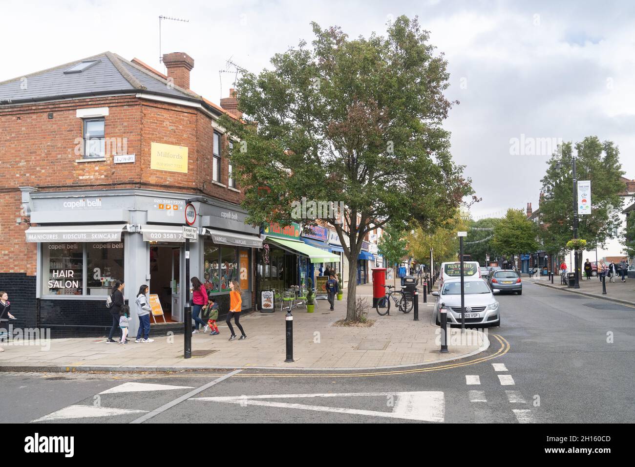 High Street, Pitshanger Lane, Ealing, London, England Stock Photo Alamy