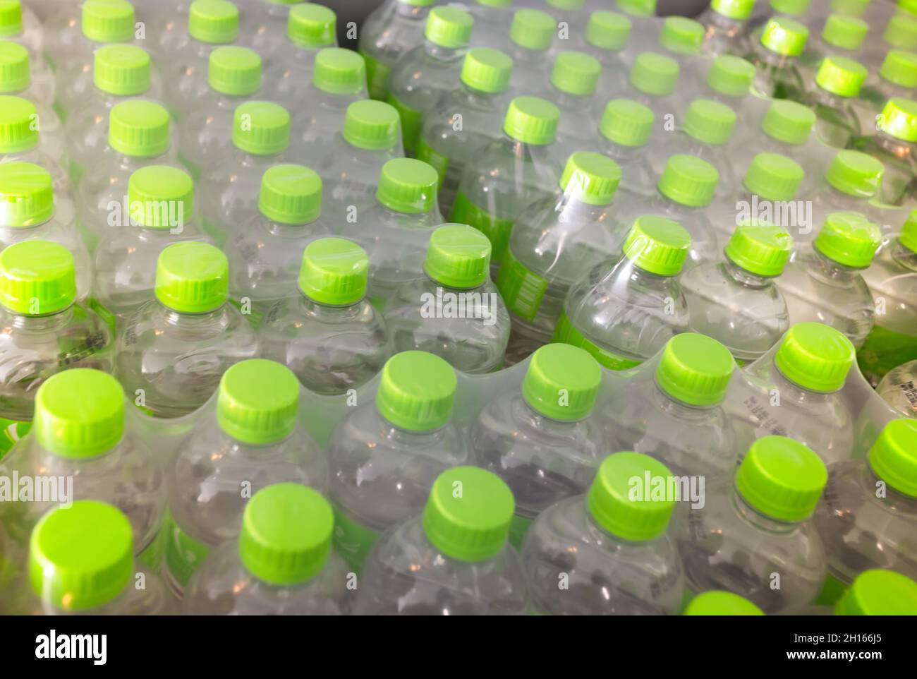 Packed bottled water in a warehouse ready for delivery Stock Photo Alamy