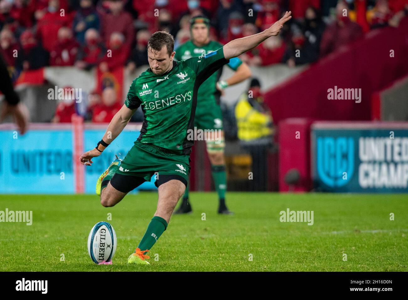 Jack CARTY of Connacht takes a penalty during the United Rugby ...