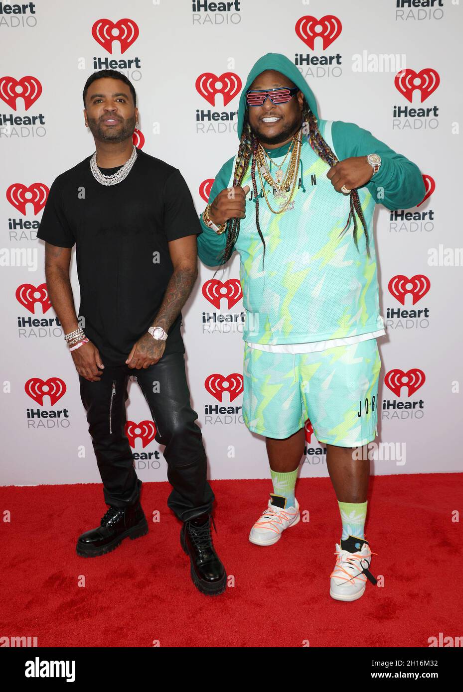 ORLANDO, FLORIDA OCTOBER 16 Zion & Lennox attend the 2021