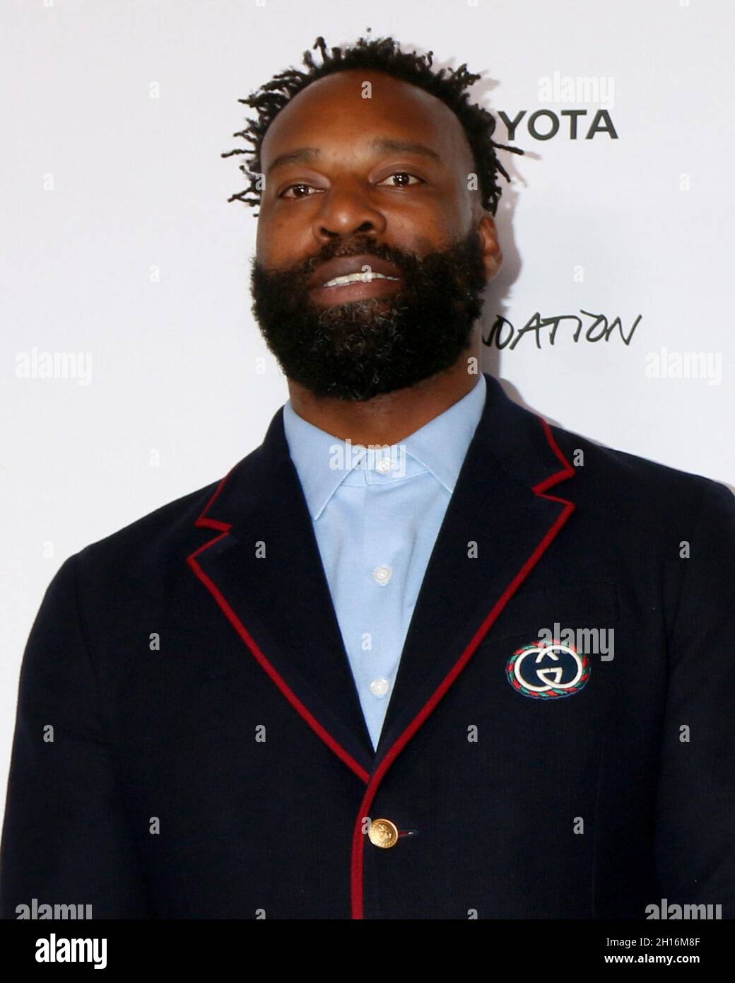 October 16, 2021, Van Nuys, CA, USA: LOS ANGELES - OCT 16:  Baron Davis at the Environmental Media Association Awards at GEARBOX LA on October 16, 2021 in Van Nuys, CA (Credit Image: © Kay Blake/ZUMA Press Wire) Stock Photo