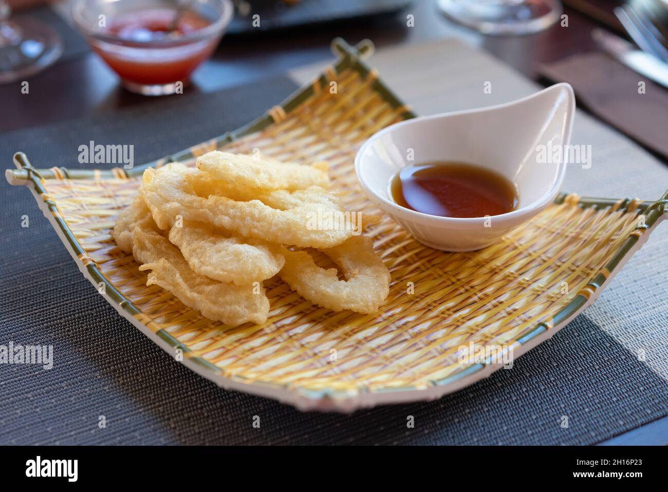 Ika Furai - Deep fried squid rings coated in panko breadcrumbs served ...