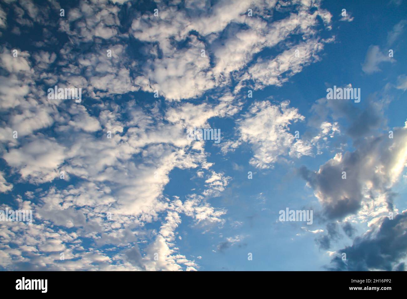 Beautiful blue sky and clouds natural background landscape Stock Photo ...