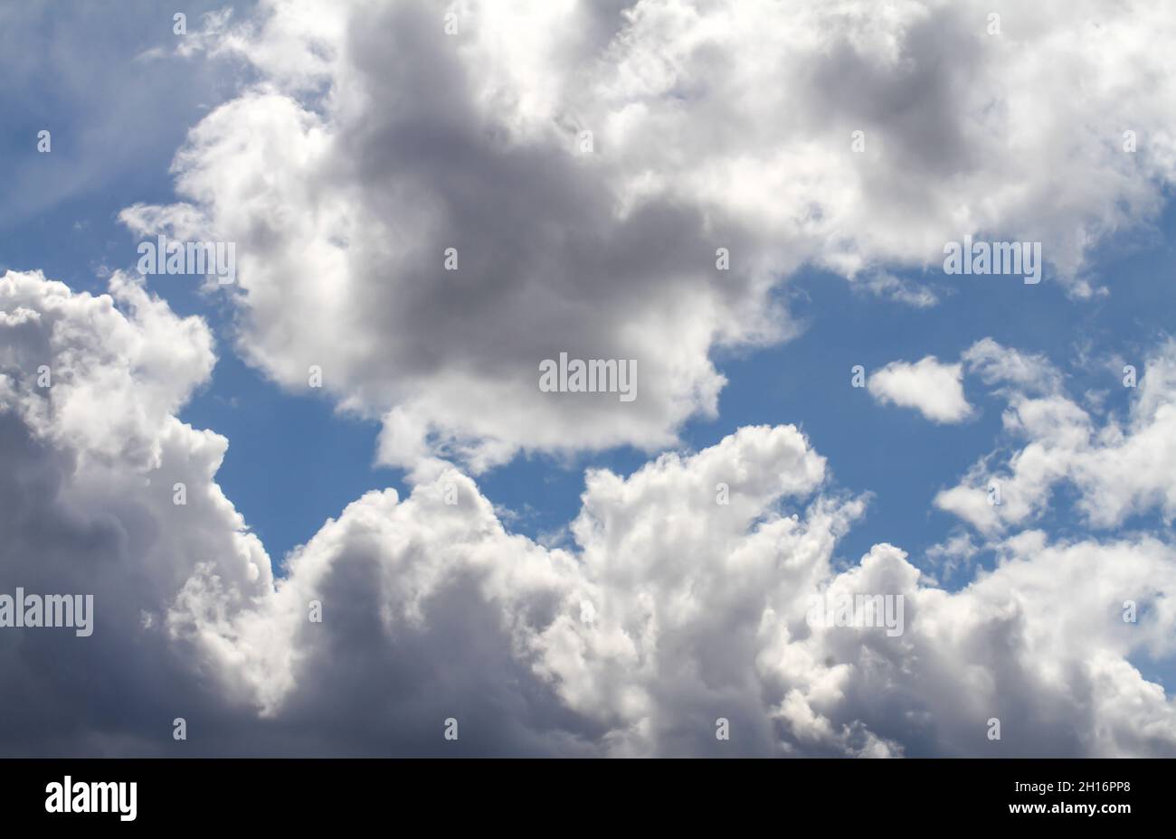 Beautiful blue sky and clouds natural background landscape Stock Photo ...