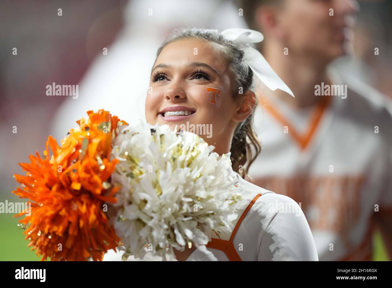 October 16, 2021 Tennessee Volunteers cheerleader during the NCAA