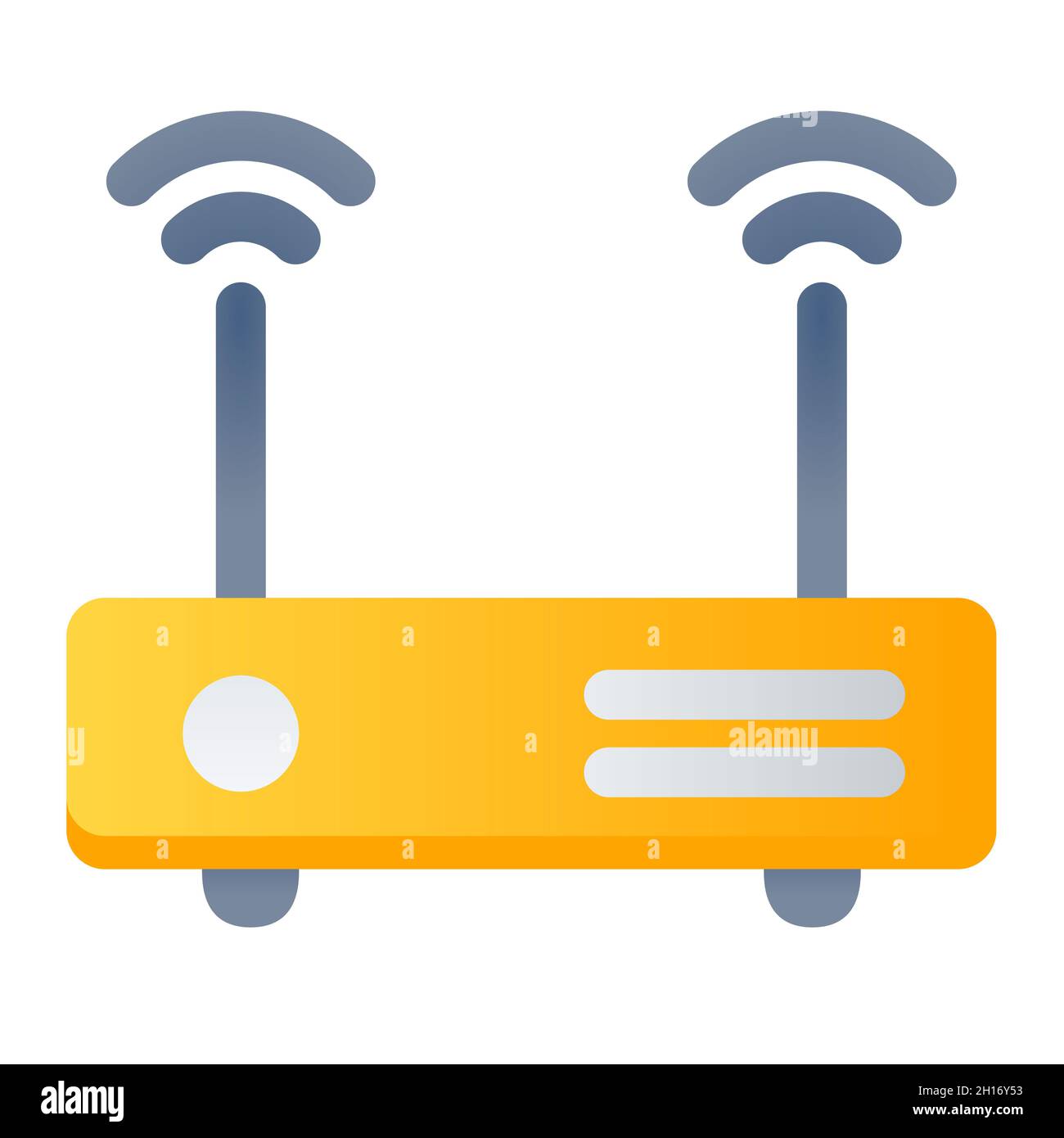 router access point wireless modem single isolated icon with smooth