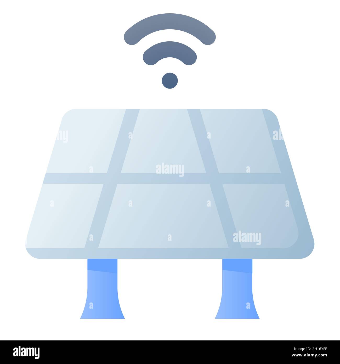 solar panel energy single isolated icon with smooth style vector ...