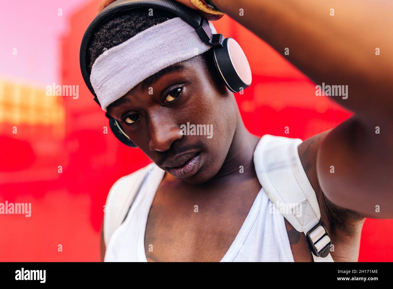 Serious african american ethnic hi-res stock photography and images - Alamy