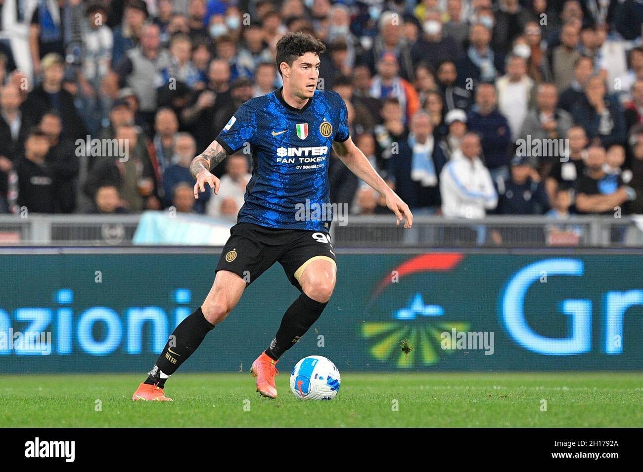Alessandro Bastoni (FC Inter) during the Italian Football Championship  League A 2021/2022 match between SS Lazio vs FC Internazionale at the  Olimpic Stock Photo - Alamy
