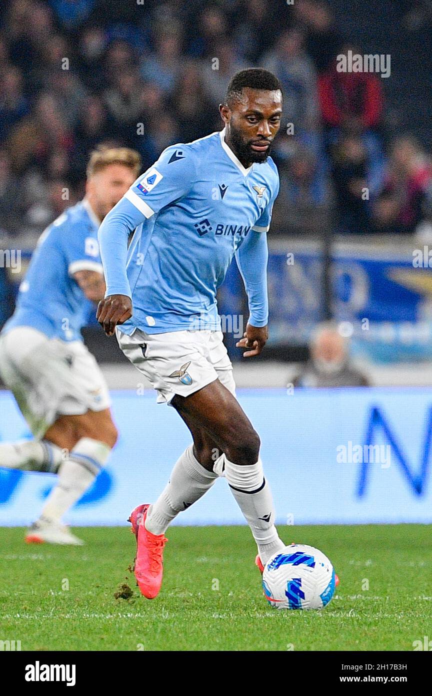 Rome, Italy. 16th Oct, 2021. Jean-Daniel Akpa Akpro (SS Lazio) during the  Italian Football Championship League A 2021/2022 match between SS Lazio vs  FC Internazionale at the Olimpic Stadium in Rome on