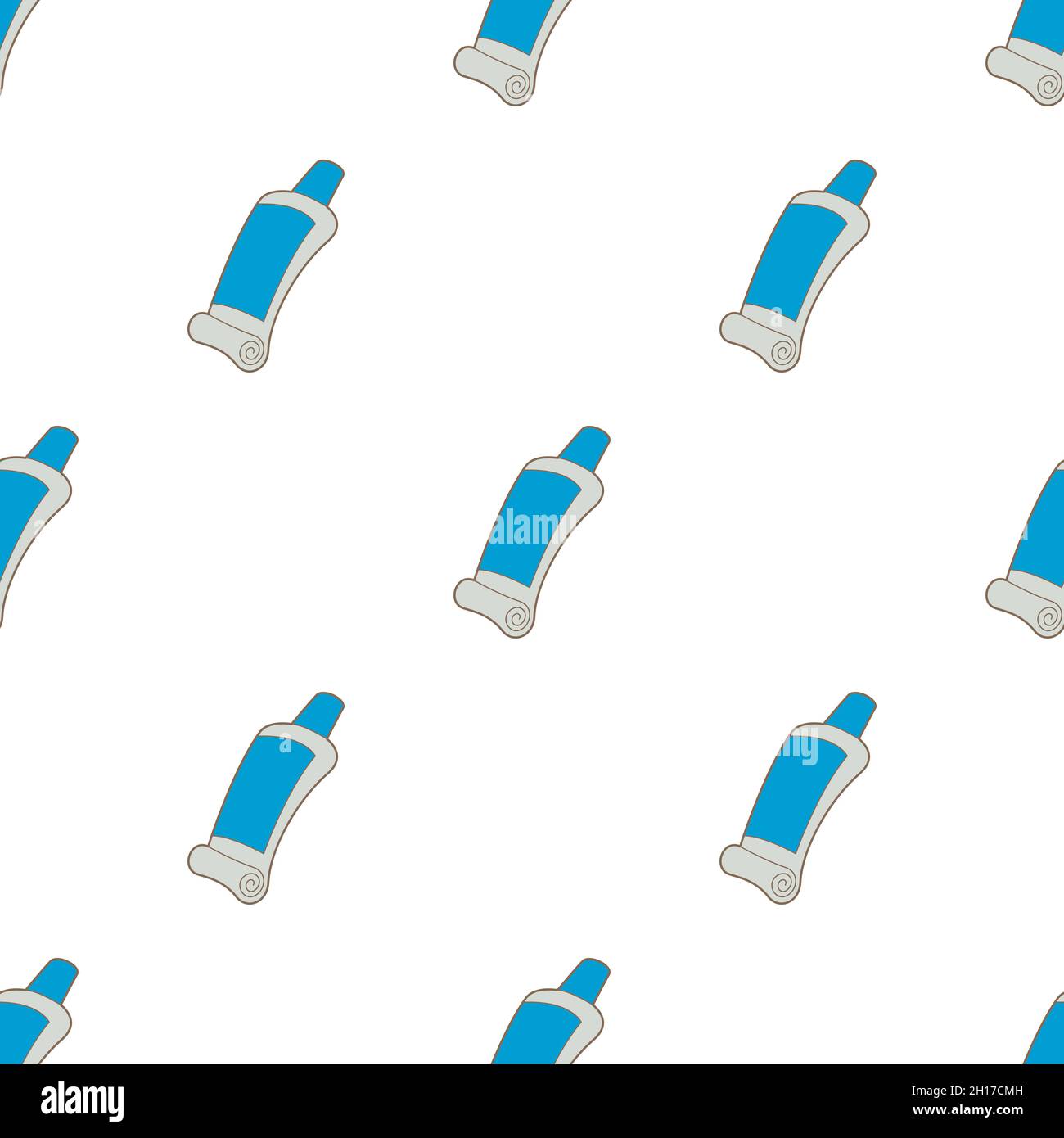 Tube of blue paint pattern seamless background texture repeat wallpaper ...