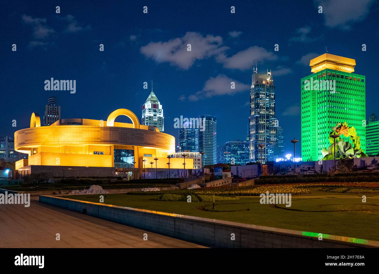 Shanghai, China, the Shanghai Museum, museum of ancient Chinese art, in People Square Stock Photo