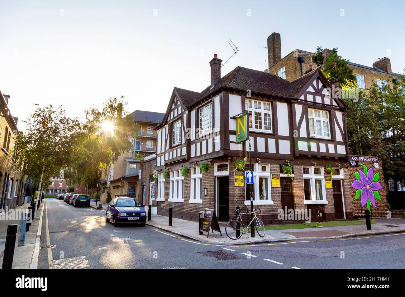 The Nelson’s pub in Bethnal Green, East London, UK Stock Photo
