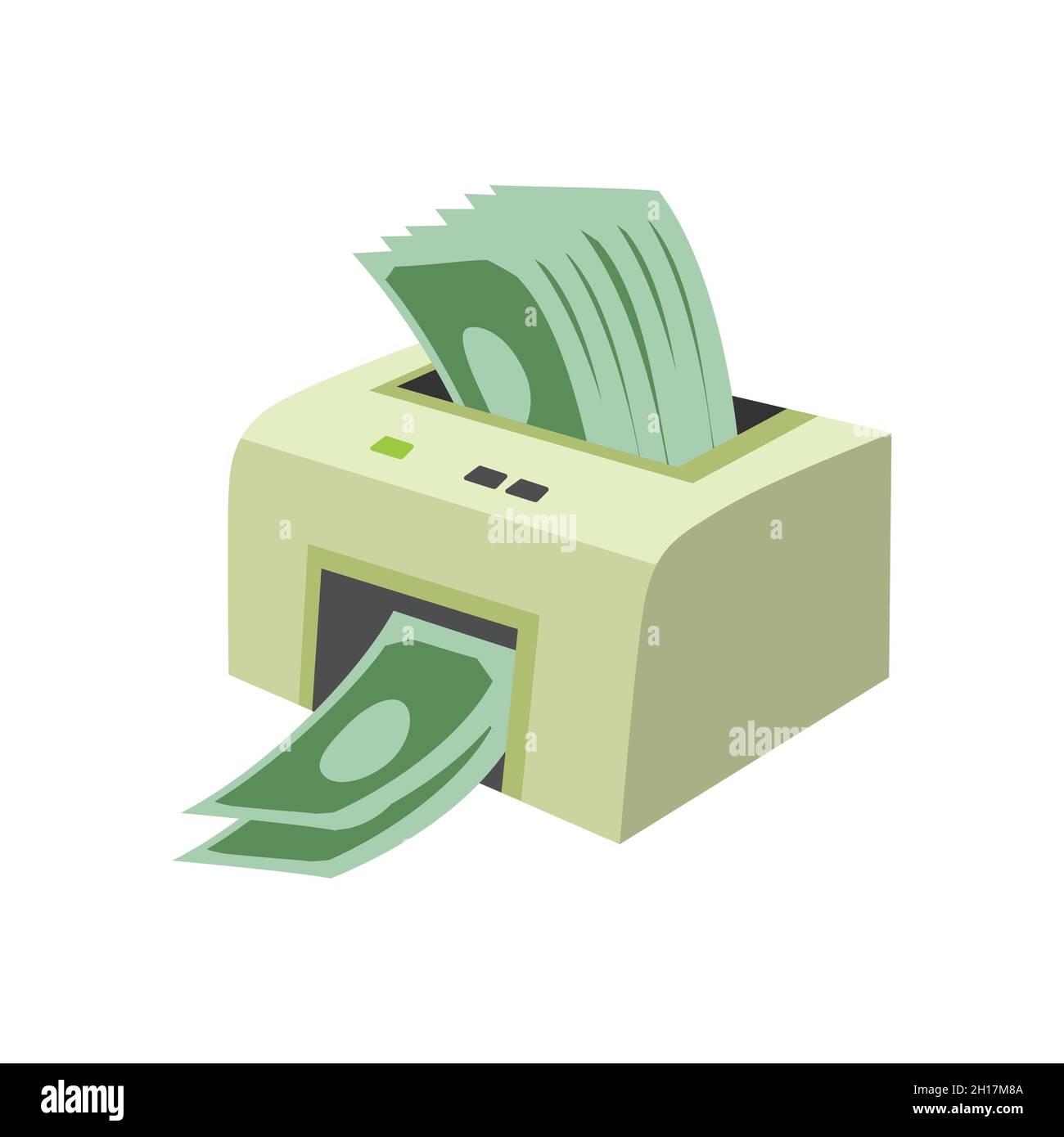 Cash register in flat style. Cash register. Vector illustration Stock