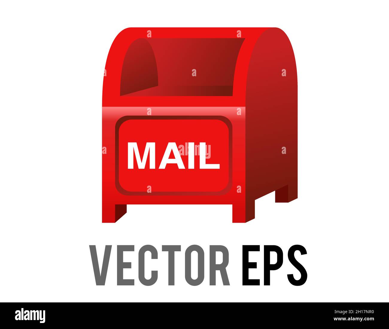 Set Isolated Retro Mailbox Vintage Post Stock Vector (Royalty Free
