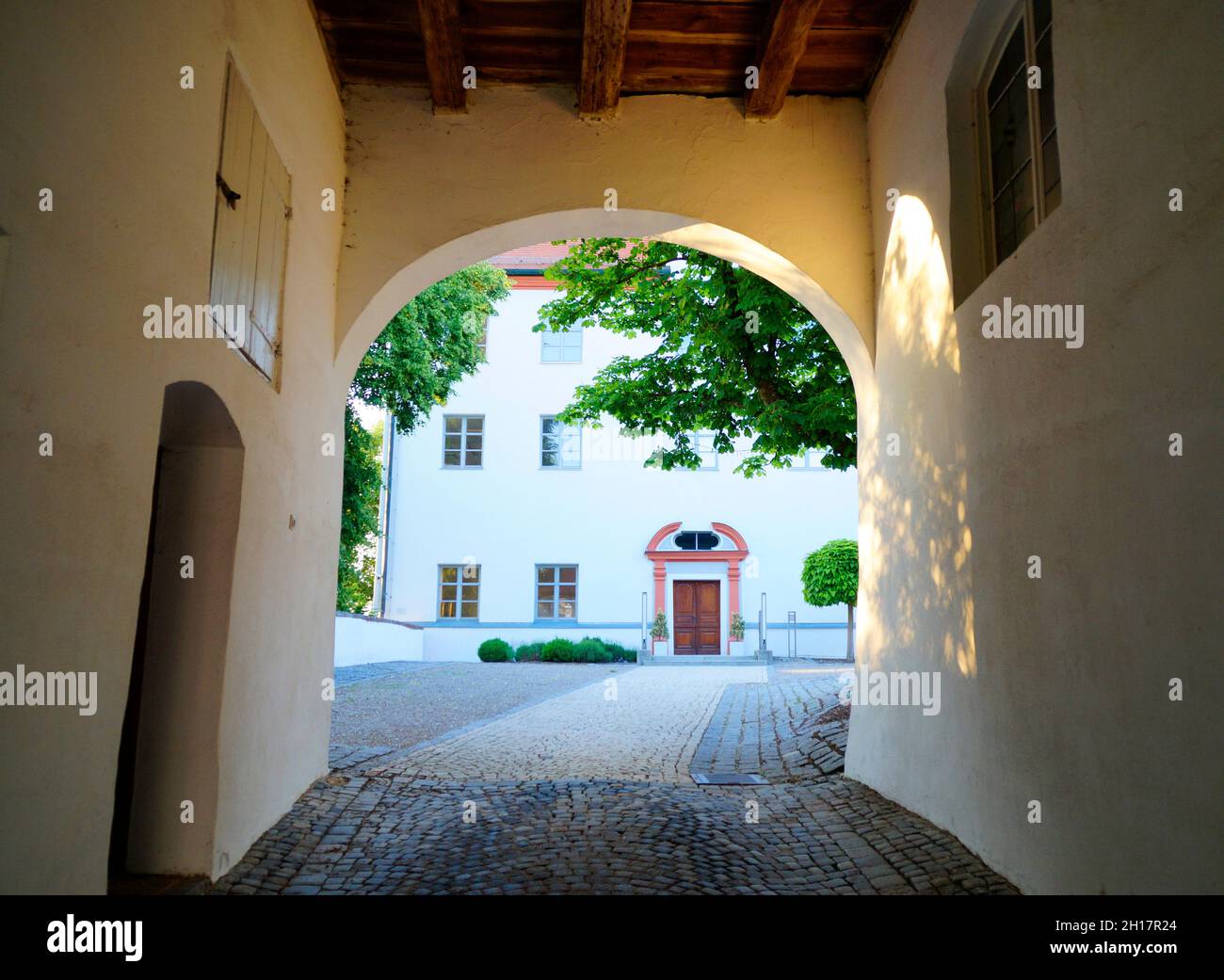 Burgauer Schloss in Burgau, Bavaria, Germany Stock Photo - Alamy