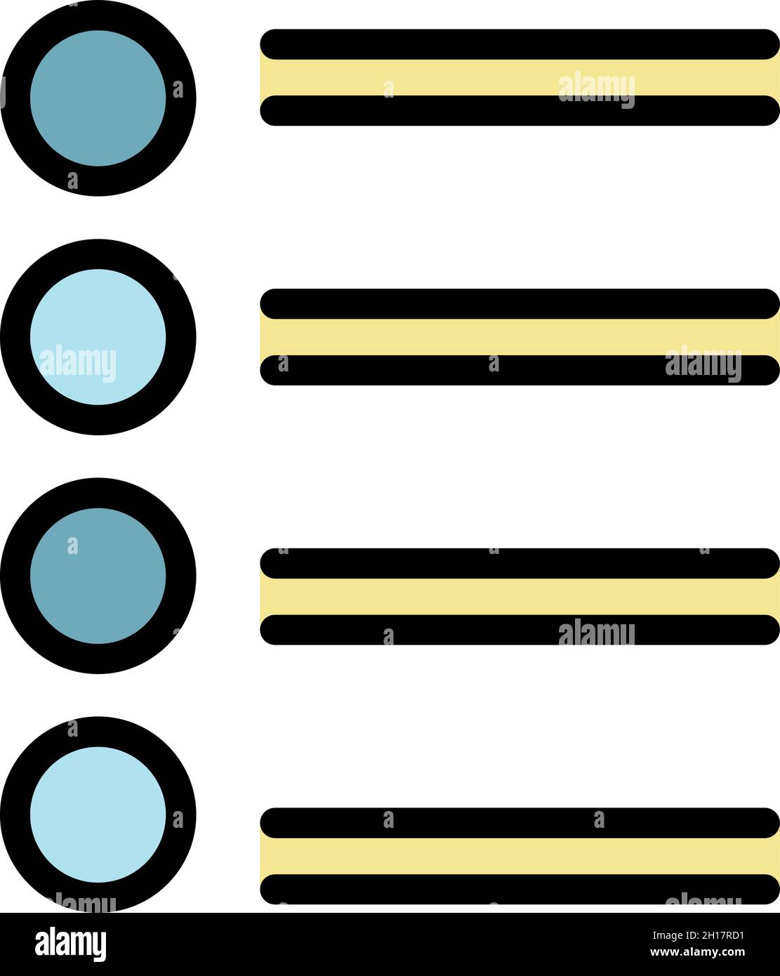 Editor points icon. Outline editor points vector icon color flat ...