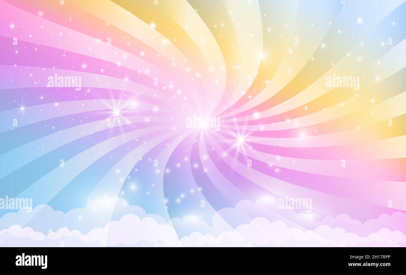 Rainbow glitter background Stock Vector Images - Alamy